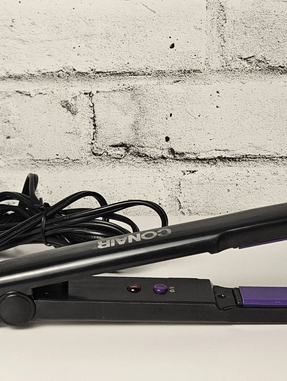 Conair Ceramic Flat Iron Hair Straightener Adjustable Heat Purple Plates - Picture 6 of 8